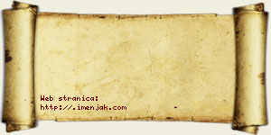 Jovanka Milijanović vizit kartica